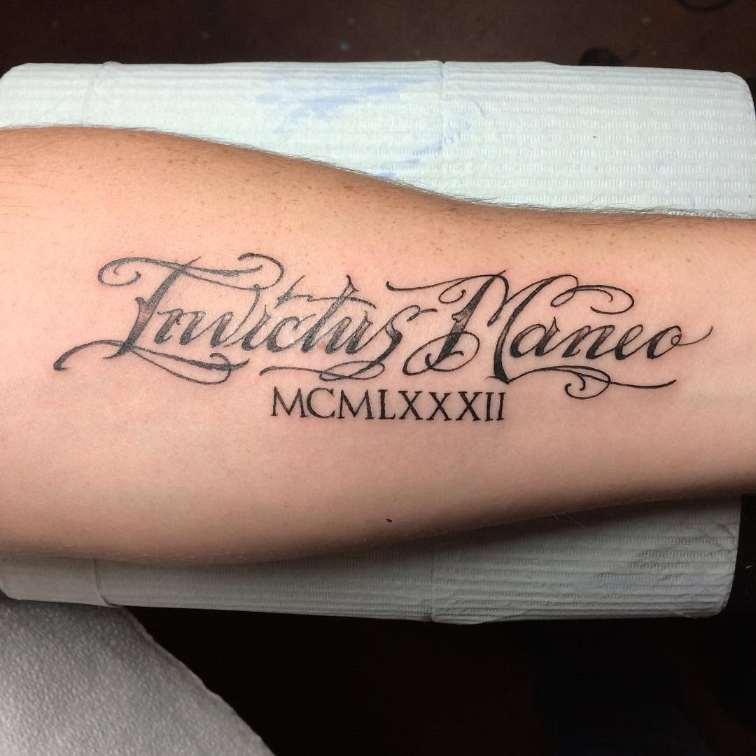 Lettering, 이름, 가족 이름, 올드 잉글리시, 타자기 폰트