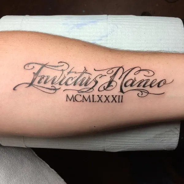 Lettering, 이름, 가족 이름, 올드 잉글리시, 타자기 폰트