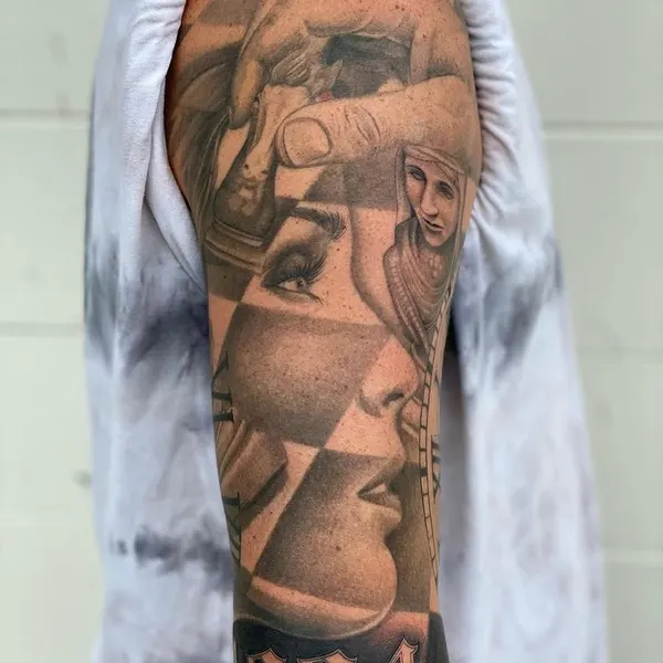 Game Face Tattoo
