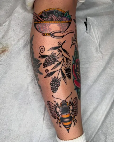 Flower, 석류, 과일, 레몬