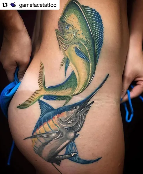 Game Face Tattoo