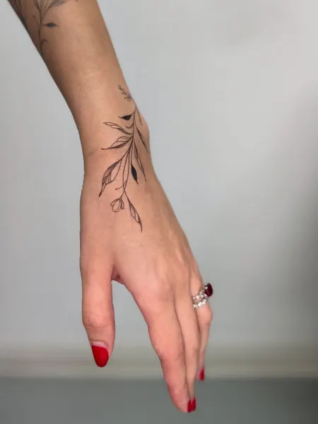 Flower, 서예