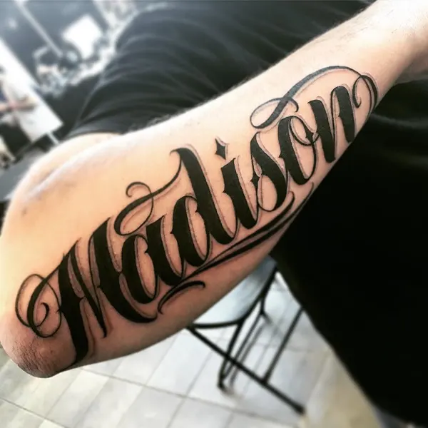 Lettering, 이름, 가족 이름