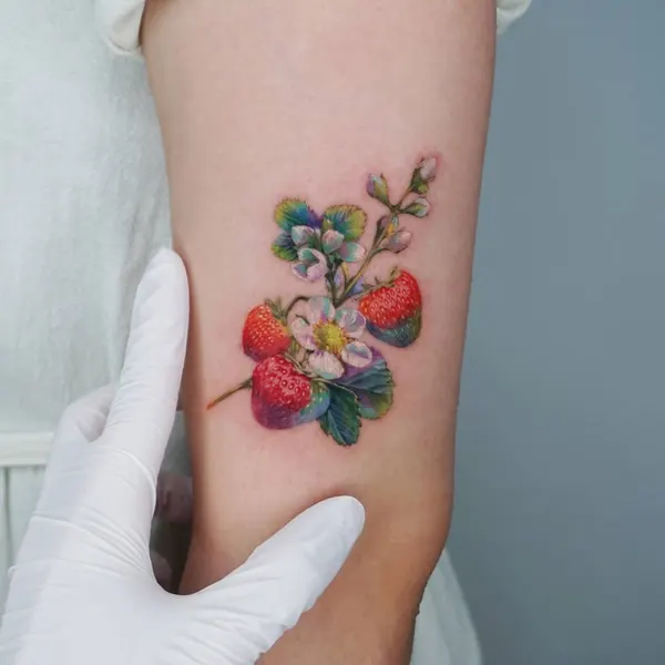 Flower, 딸기