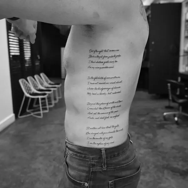 Lettering, 시, 가사, 스크립트, 추모 문구, 문장