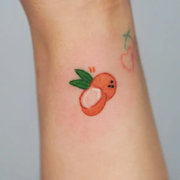 Mini, 딸기, 무당벌레, 레몬