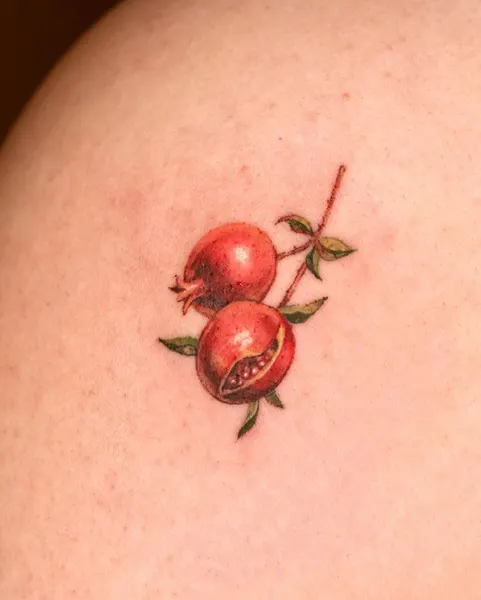 Flower, 석류, Rose, 사과, 과일