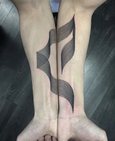 패턴, 파도 문양, 한국 문양, Geometric, 체스