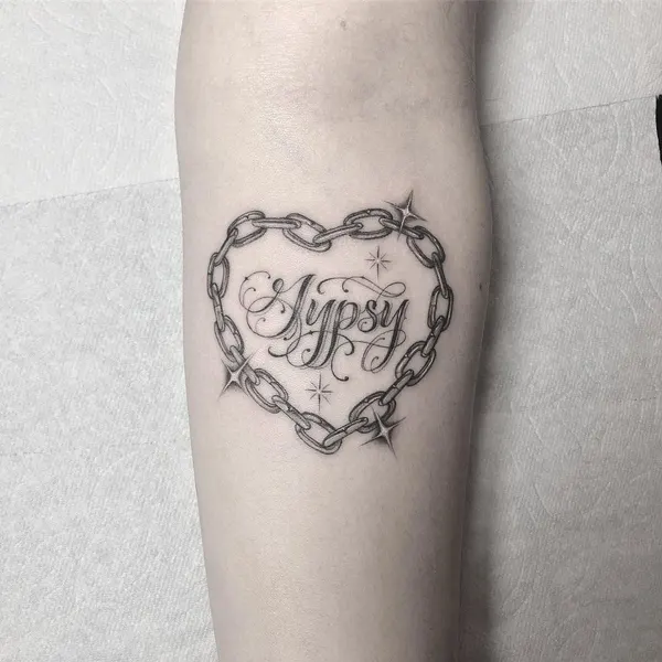Lettering, 가족 타투