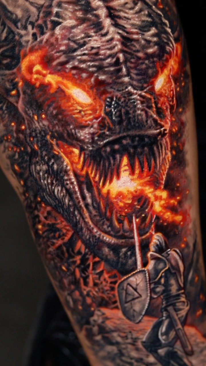 Dragon, 불꽃