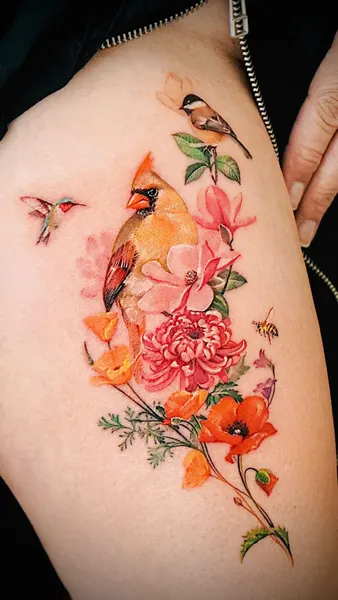 Flower, Animal, Nature