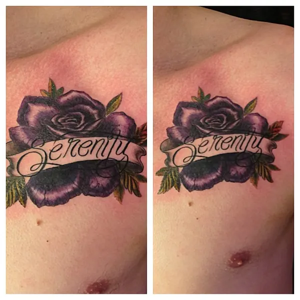 Flower, Rose, Lettering