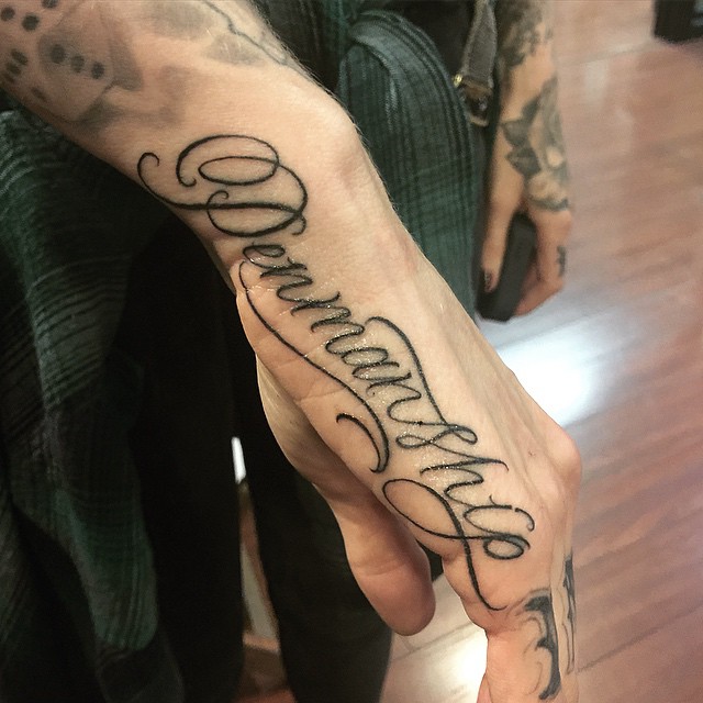 Lettering, 가족 이름, 올드 잉글리시