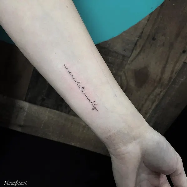 Lettering, 문장, 스크립트