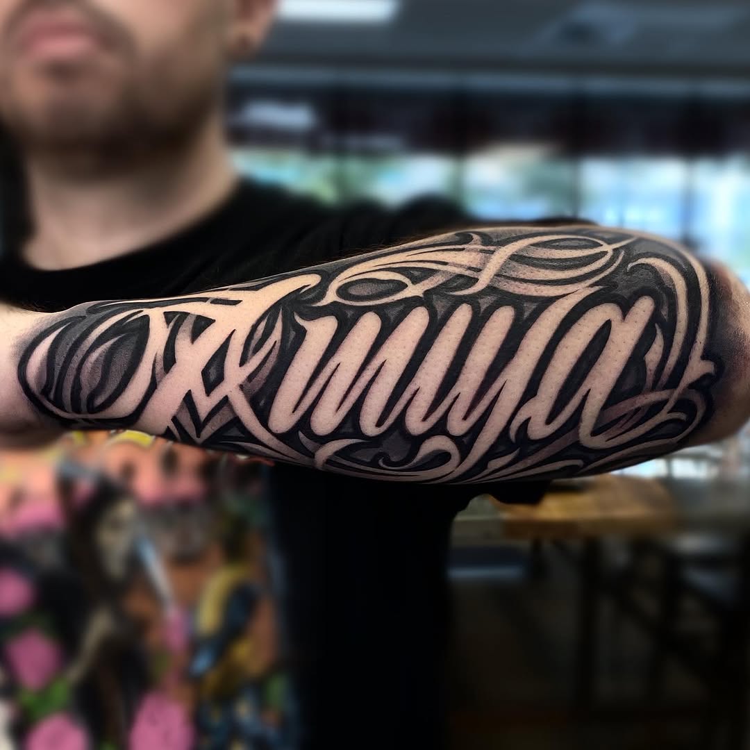 Lettering, 고딕 레터링, 올드 잉글리시, 일본어 레터링, 한글 레터링