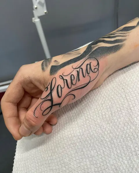 Lettering, 와인잔