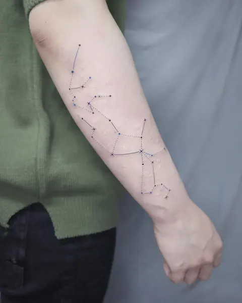 별들, 성좌, 별, 혜성, 비대칭, 불가사리, 사수자리, 코스모스, 물고기자리, 무한, 번개