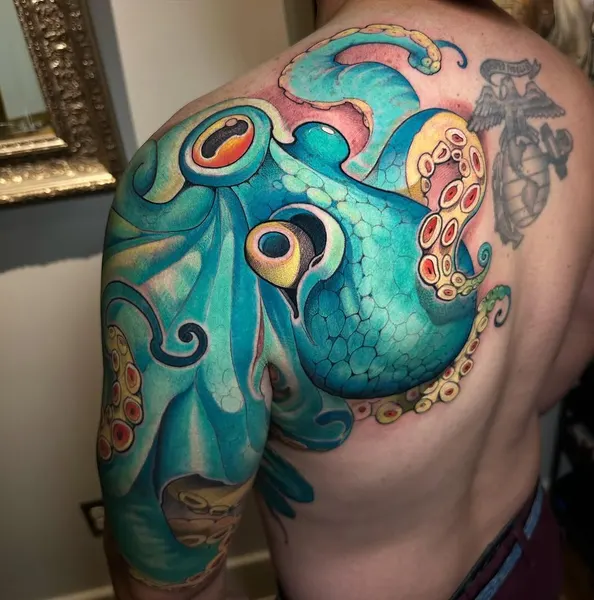 Dragon, Animal, 문어