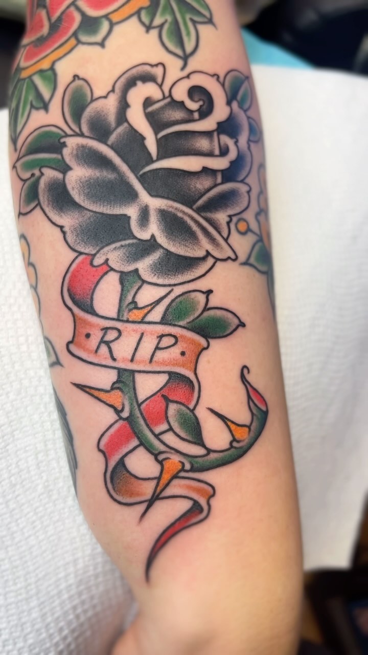 Flower, Rose, Lettering