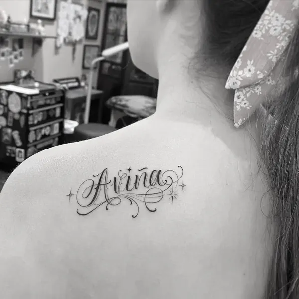 Lettering, 이름, 가족 이름, 가족 타투