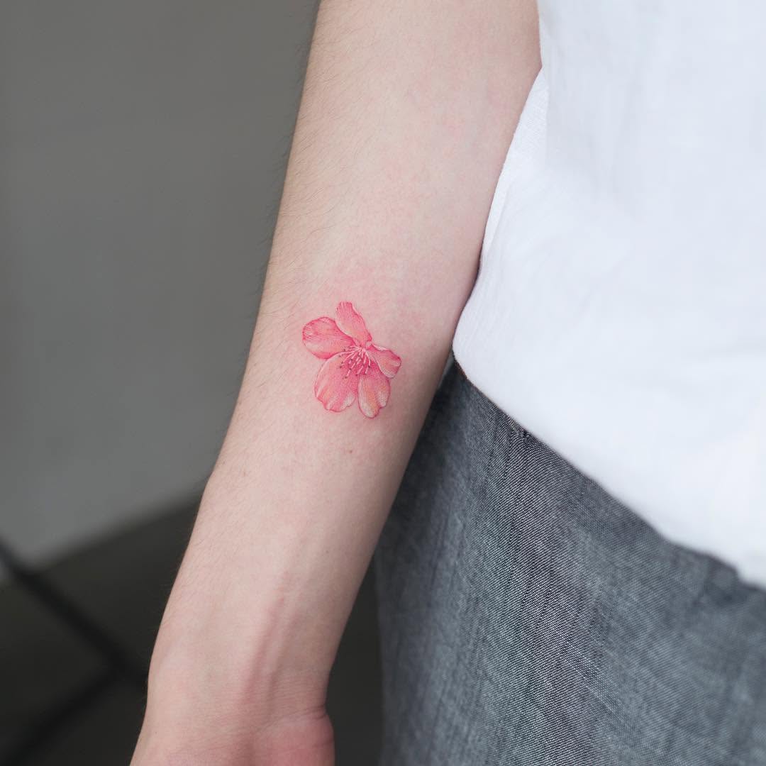 Flower, Lettering