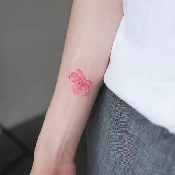 Flower, Lettering