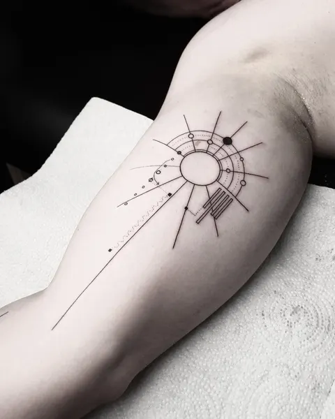 Nature, Geometric, 태양, 나침반, 바늘, 운명