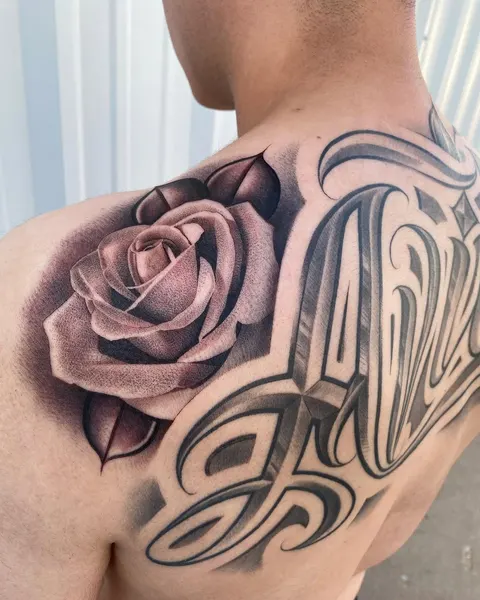 Lettering, Flower, Rose, Nature