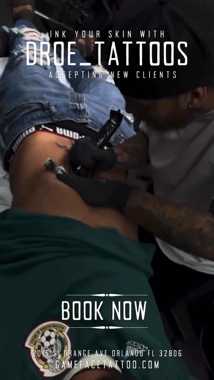 Game Face Tattoo