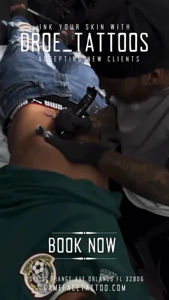 Game Face Tattoo
