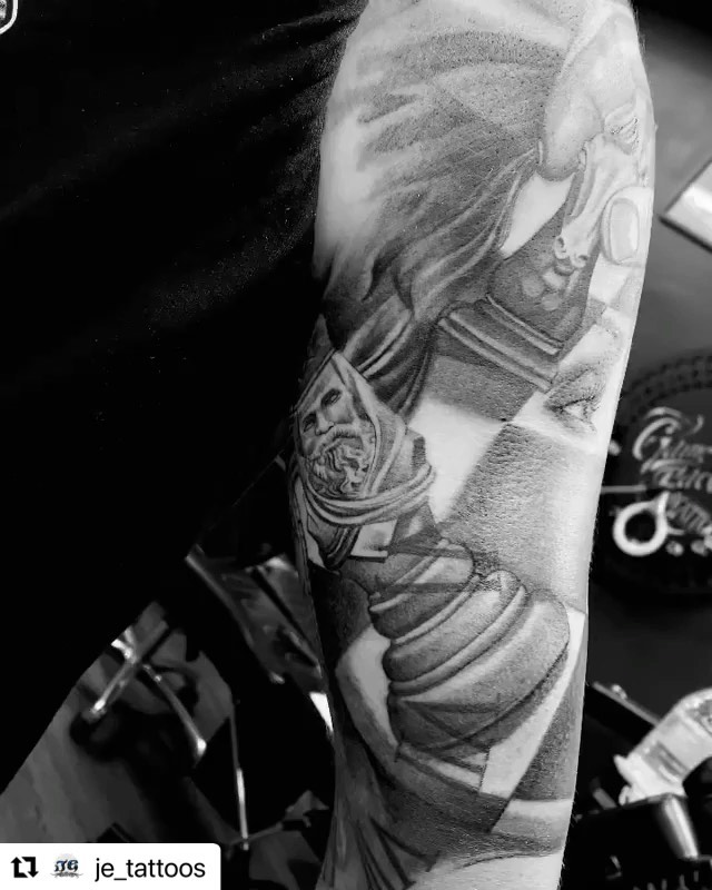 Game Face Tattoo