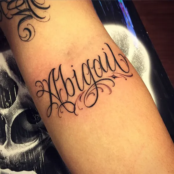 Lettering, 이름