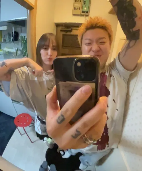 Mini, 별들, 별, 불가사리, 커스텀 타투