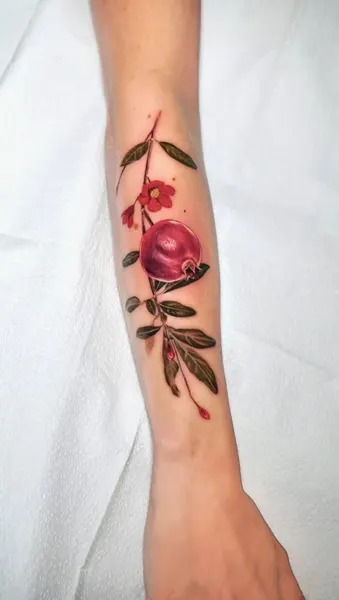 Flower, 석류, 사과, 과일, Rose
