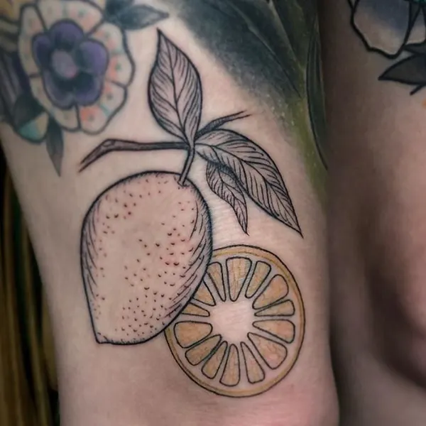 Flower, 레몬, 석류
