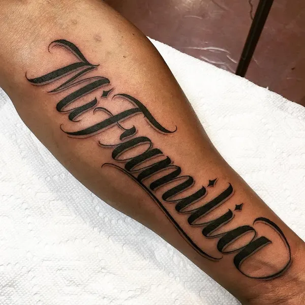 Lettering, 타자기 폰트, 고딕 레터링, 이름