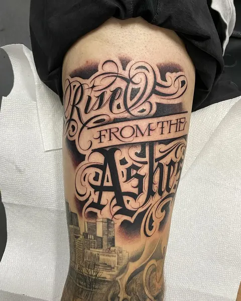 Lettering, 고딕 레터링, 일본어 레터링, 한자 레터링