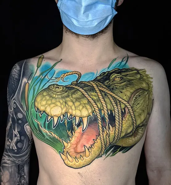 Dragon, 악어
