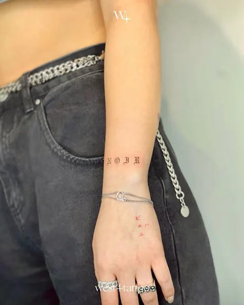 Flower, Lettering, 동백꽃