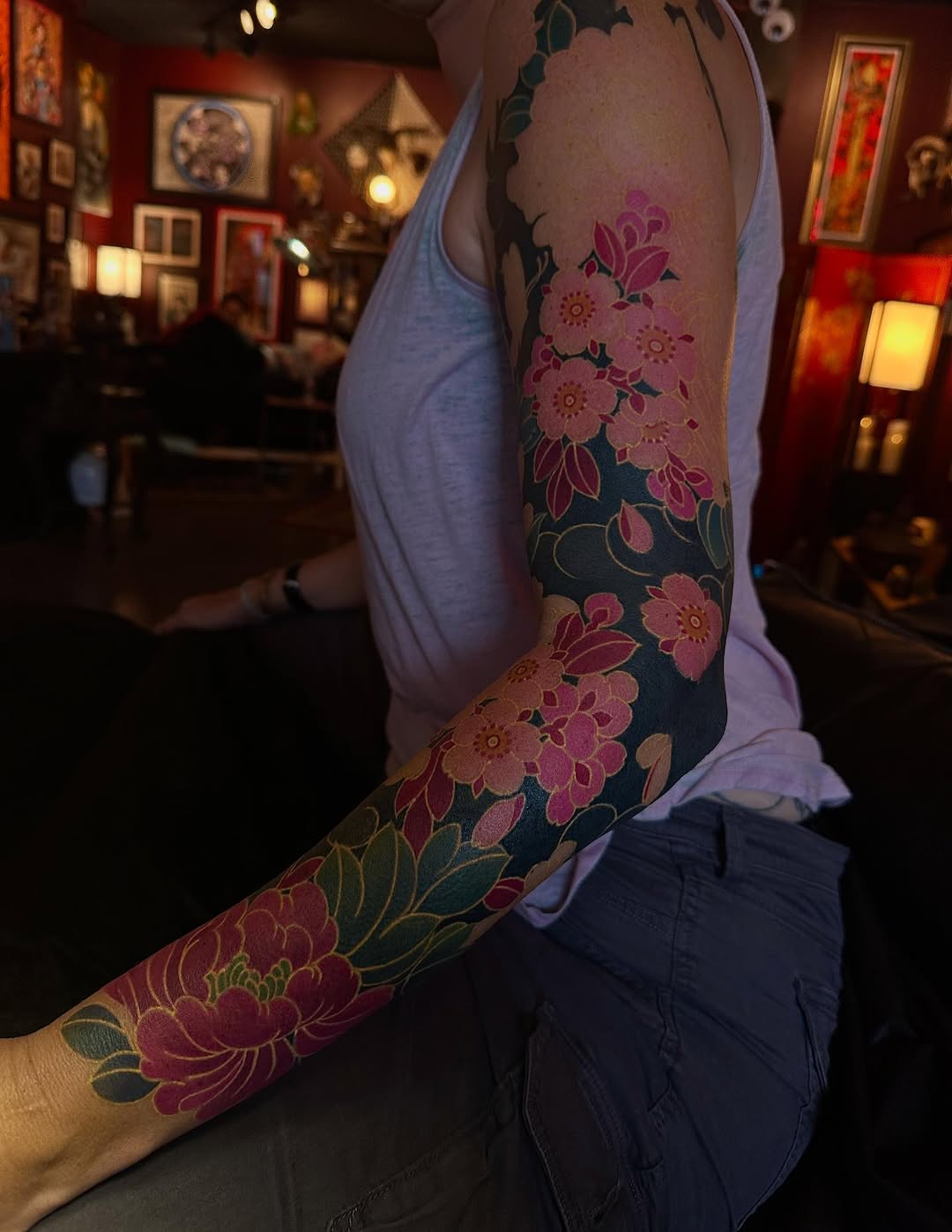 Flower, Rose, 슬리브, 하프슬리브