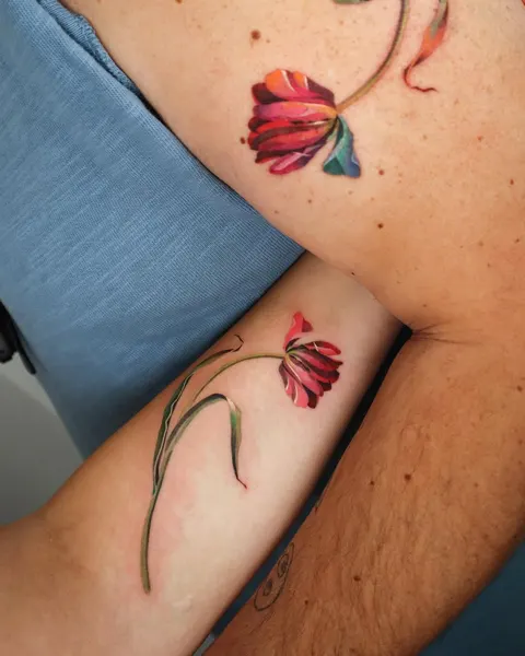 Flower, 모란, 튤립