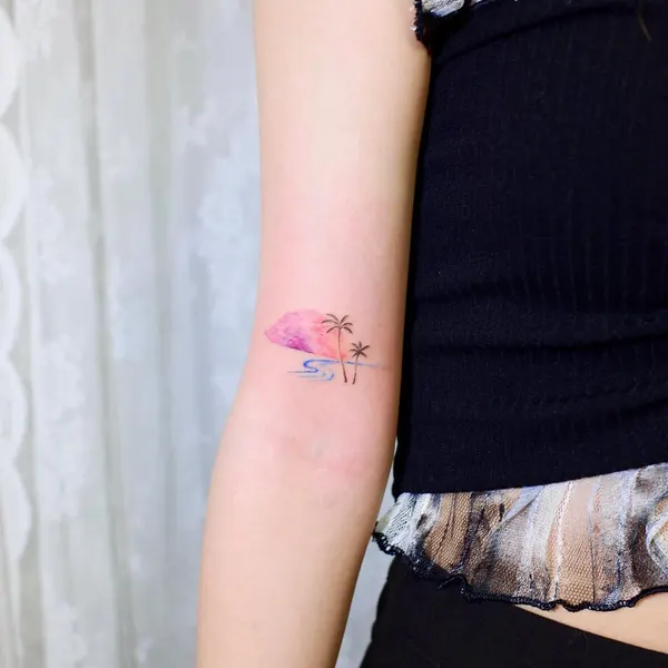 Mini, 개미, 모래, 사막, 해변