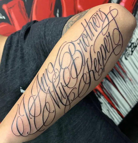 Lettering, 추모 문구