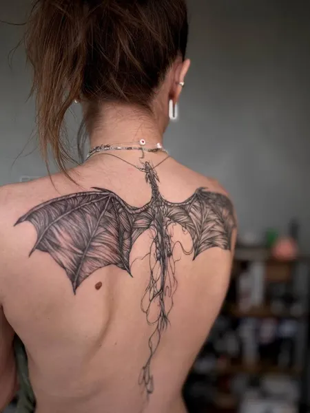 Dragon, 천사 날개