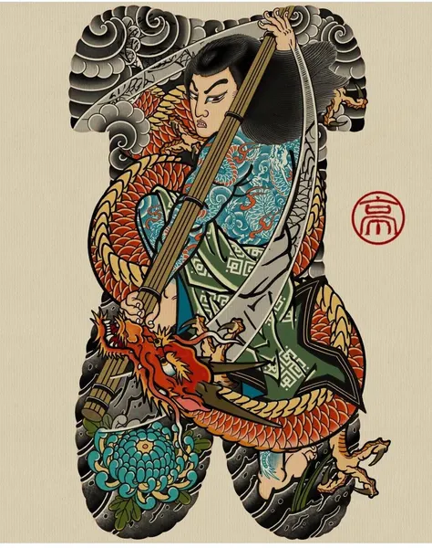 900+ ý tưởng hay nhất về Samurai tattoo trong 2026