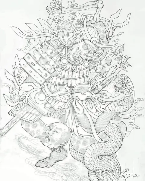 900+ ý tưởng hay nhất về Samurai tattoo trong 2026