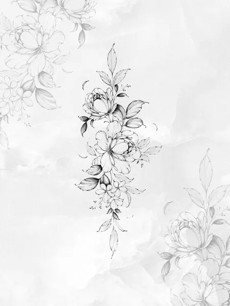 flowers tattoo