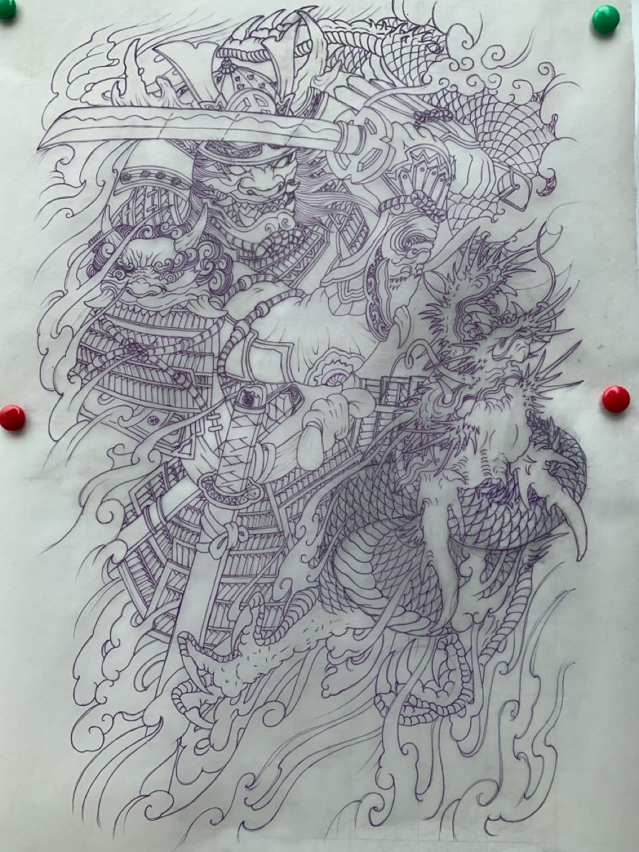900+ ý tưởng hay nhất về Samurai tattoo trong 2026