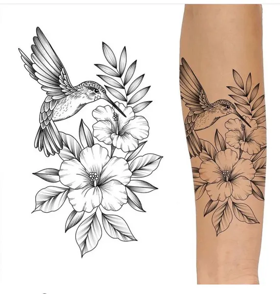 flowers tattoo idea