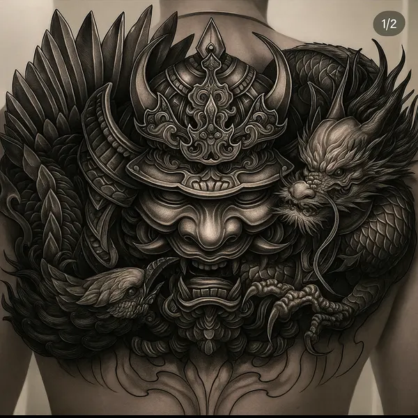900+ ý tưởng hay nhất về Samurai tattoo trong 2026